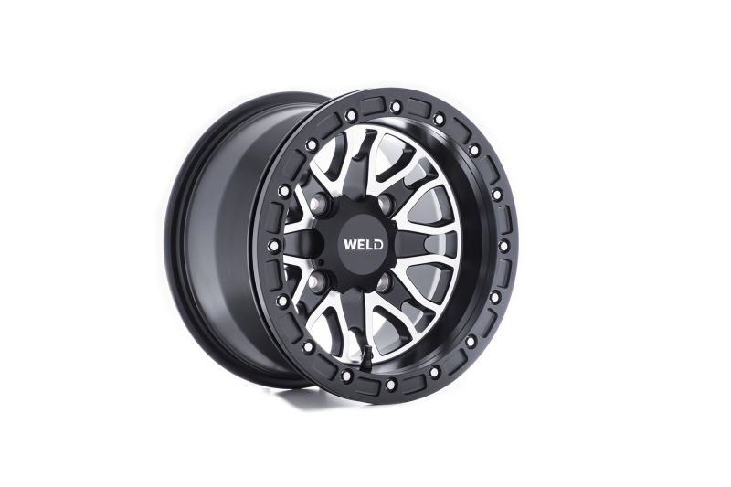 Weld UTV RF Series Raptor U501 15x10 Raptor Beadlock 4x136 5BS Satin BLK MIL welU501B0042500