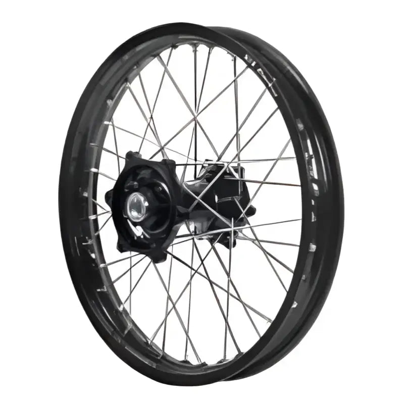70-3101DB Dubya Front Wheel 1.60 X 21 Blue Haan Hub Blk Rim wps-870-3101db