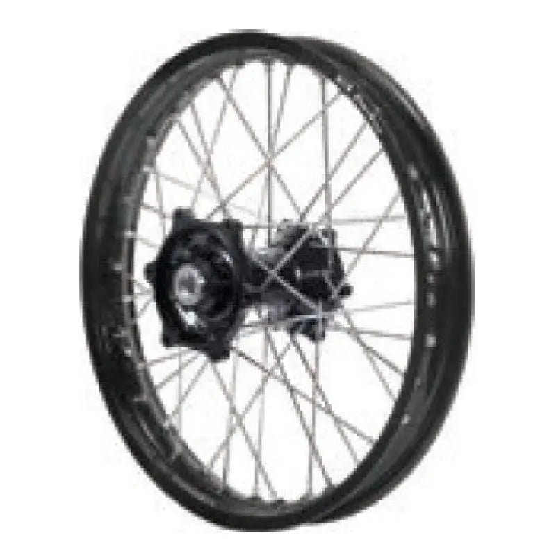 70-3142GB Dubya Front Wheel 1.40 X 19 Gold Haan Hub Black Rim wps-870-3142gb