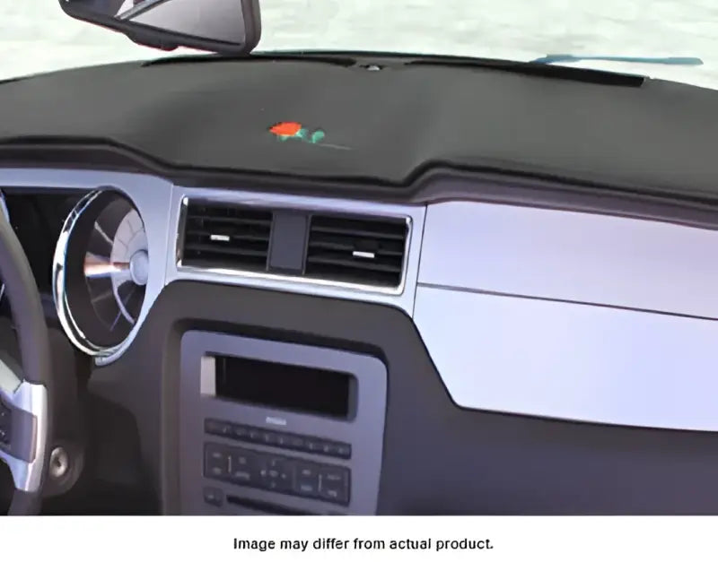 72211-01-25 Wolf Velourmat Custom Dash Cover - Black w40722110125