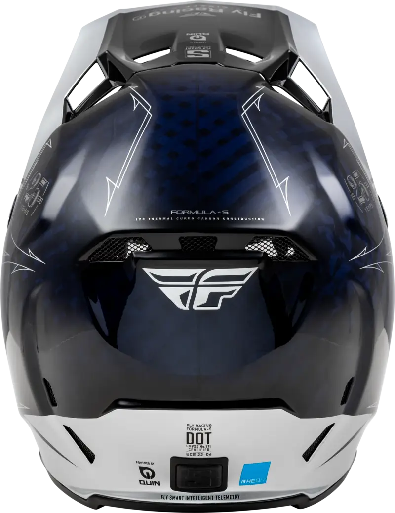 73-4448M Formula S Carbon Legacy Helmet Blue Carbon/Silver Md wps-73-4448m