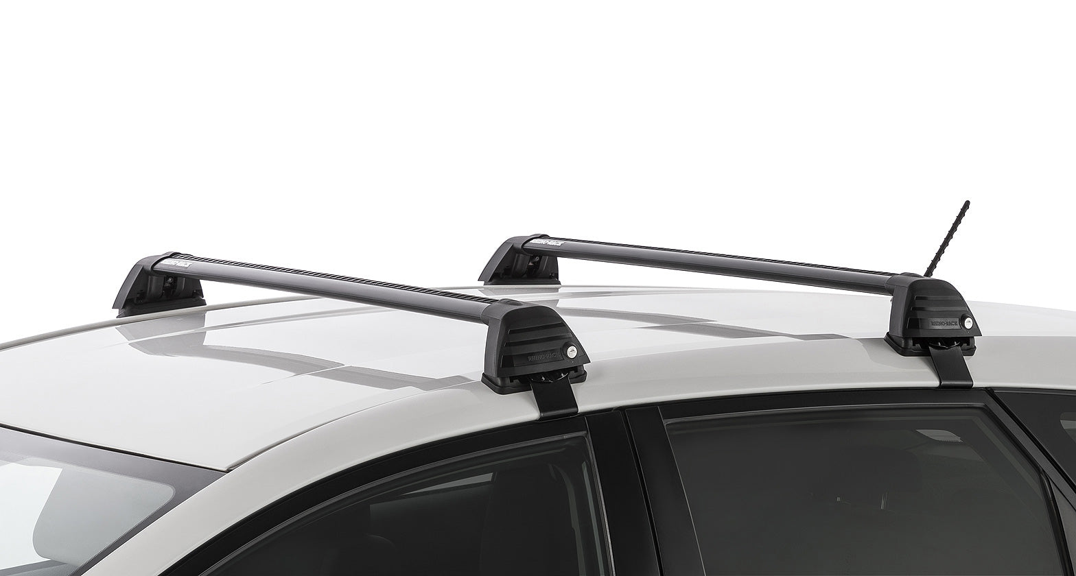 Rhino Rack Vortex Roc25 Flush Black 2 Bar Roof Rack RHRRV0736B