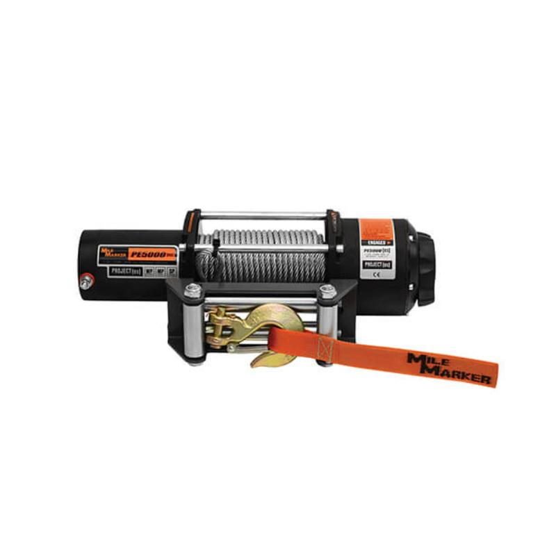 Mile Marker PE5000 5000 LB. ATV/UTV Winch With Steel Cable Model 77-50120W