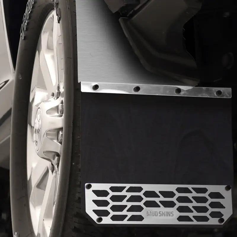 78460 Putco Mud Skins - Brushed Stainless Steel P4578460