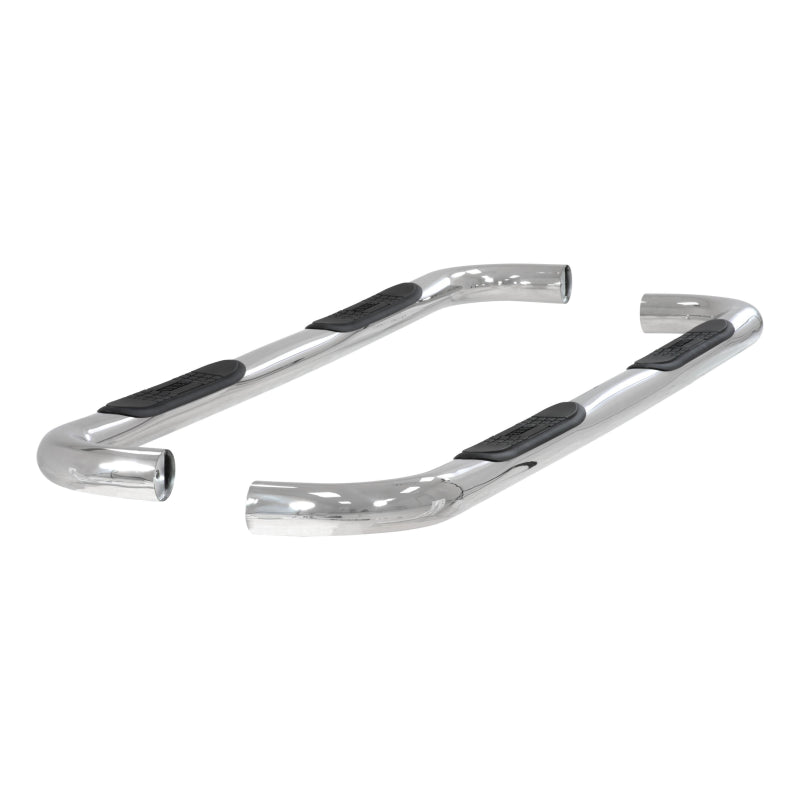 ARIES 3" Round Polished Stainless Step Nerf Bars Model 204009-2
