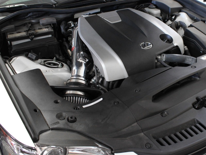 aFe Takeda Stage-2 Pro Dry S Cold Air Intake 15-17 Lexus RC 3.5L-V6 (Polished) afeTR-2015P-1D