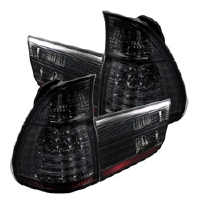 Spyder BMW E53 X5 00-06 4PCS LED Tail Lights Smoke ALT-YD-BE5300-LED-SM spy5000828