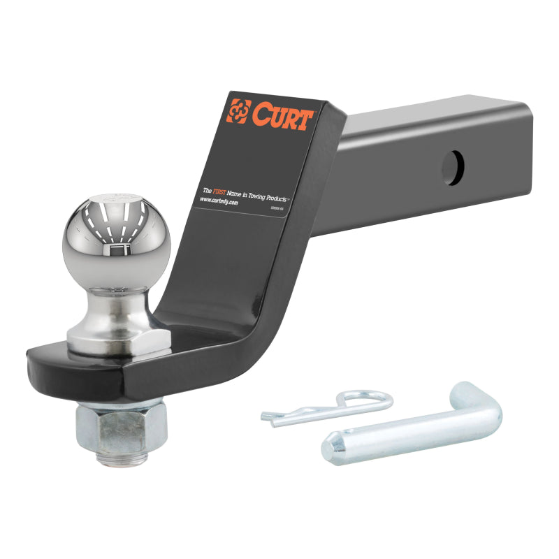 CURT Loaded Ball Mount with 2" Ball, Imported (2" Shank, 7,500 lbs., 4" Drop) Model 45856