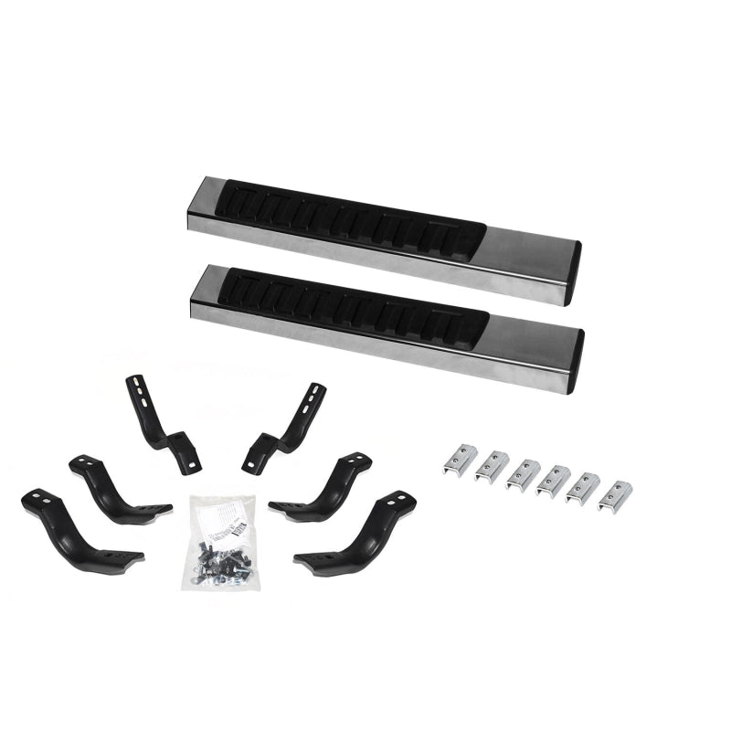 Go Rhino 6" OE Xtreme II Step Nerf Bars with Mounting Brackets Kit Model 6862409952PS