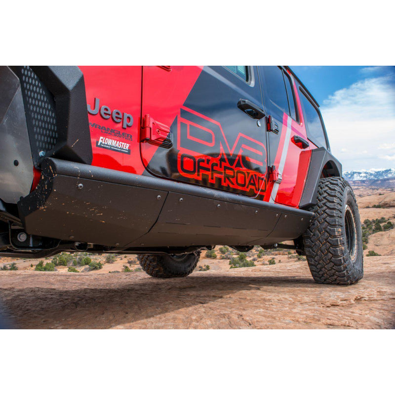 DV8 Offroad 4-Door Boatside Rock Sliders Model SRJL-01