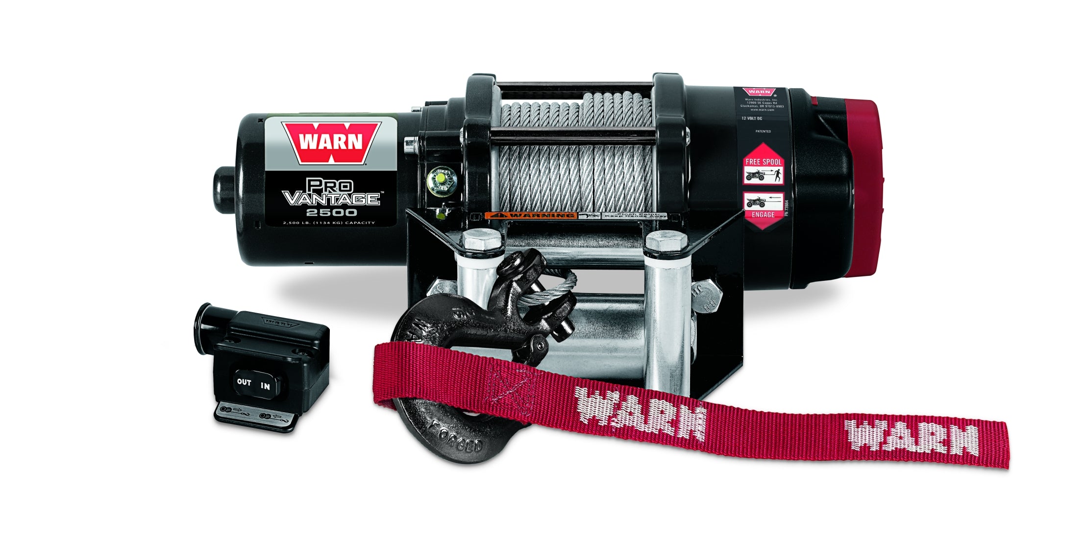 90250 Warn Industries Winch Vehicle Mounted W3690250
