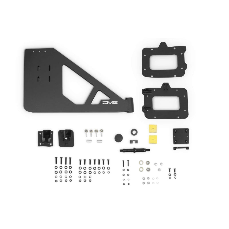 DV8 Offroad 2007-2018 Jeep Wrangler JK JKU Tire Carrier For Mto Bumper Model TCJK-13