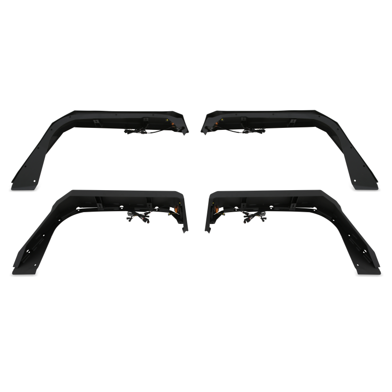 Body Armor 4X4 Fender Flares, Front, Wrangler-Gladiator Model JL-6102