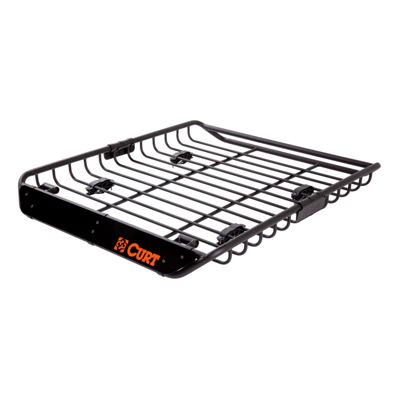 CURT 44" x 35" Black Steel Roof Rack Cargo Carrier Model 18123