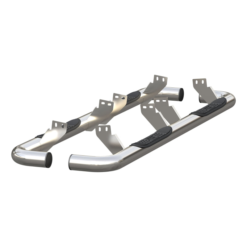 ARIES 3" Round Polished Stainless Step Nerf Bars Model 204075-2