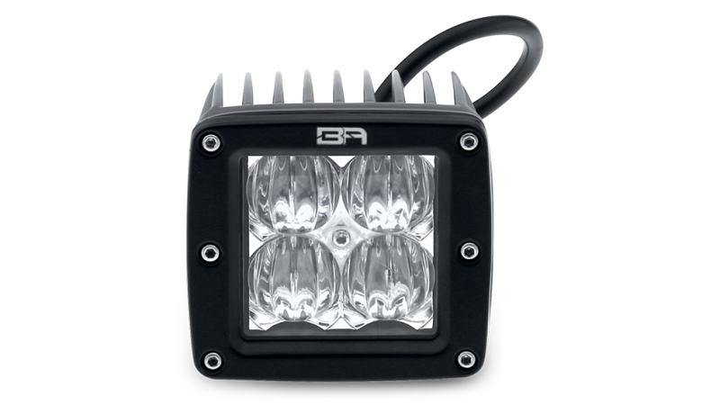 Body Armor 4x4 Cube LED Light Flood Pair with Wiring Harness bod30041
