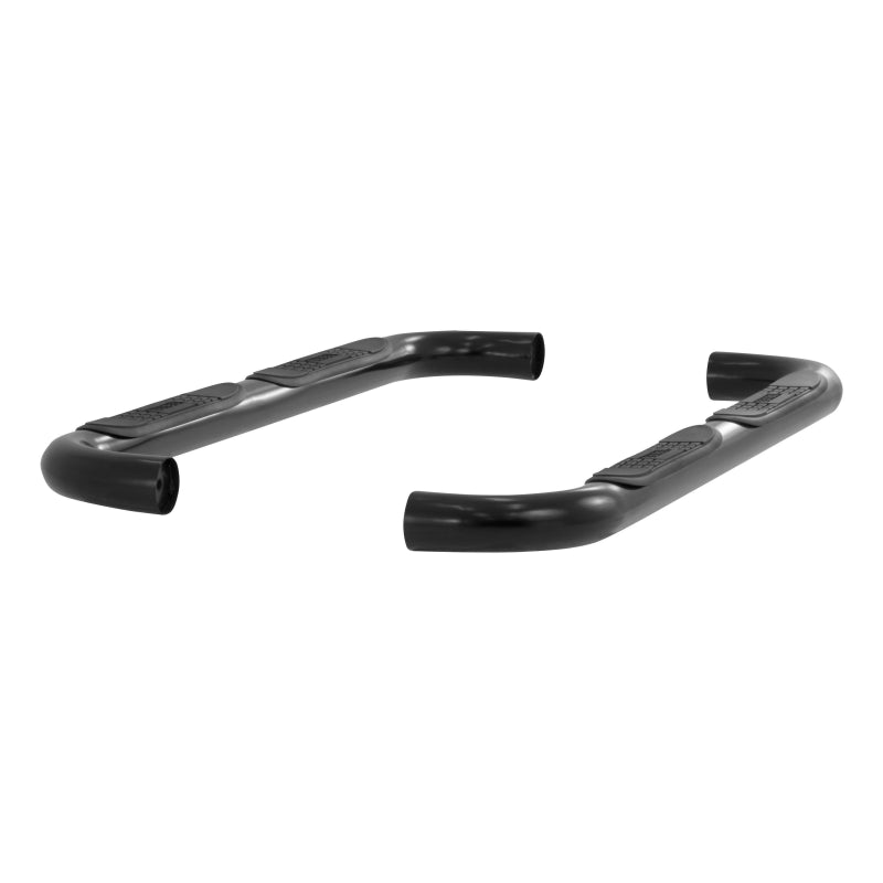 ARIES 3" Round Black Steel Step Nerf Bars Model 203033