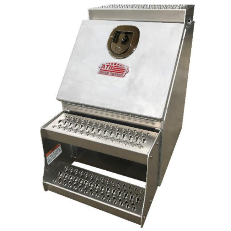 ATB Step Saddle Box 26"H x 28"D x 48"W Drop Open Door Model A-SB51S-262848D-S