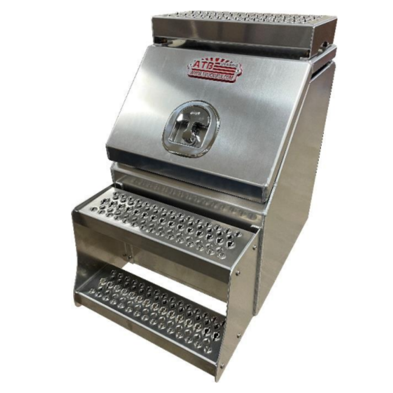 ATB Step Saddle Box 26"H x 28"D x 12"W Swing Up Door Model A-SB51S-262812T-S