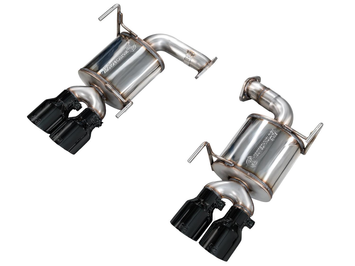 AWE Tuning Touring Edition Axleback Exhaust Diamond Black Tips Subaru WRX 22-25 | 3015-43424
