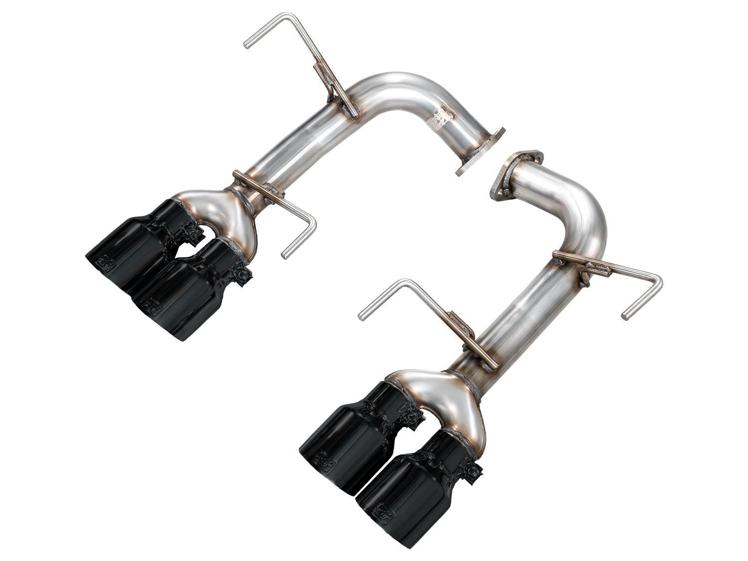 AWE Tuning Track Edition Axleback Exhaust Diamond Black Tips Subaru WRX 22-25 | 3020-43424