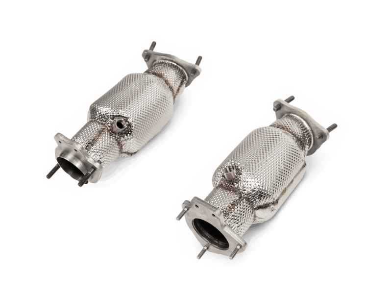 Akrapovic 2020+ Chevrolet Corvette C8 Link Pipe Set w/Catalytic Converter (SS) L-CO/SS/1