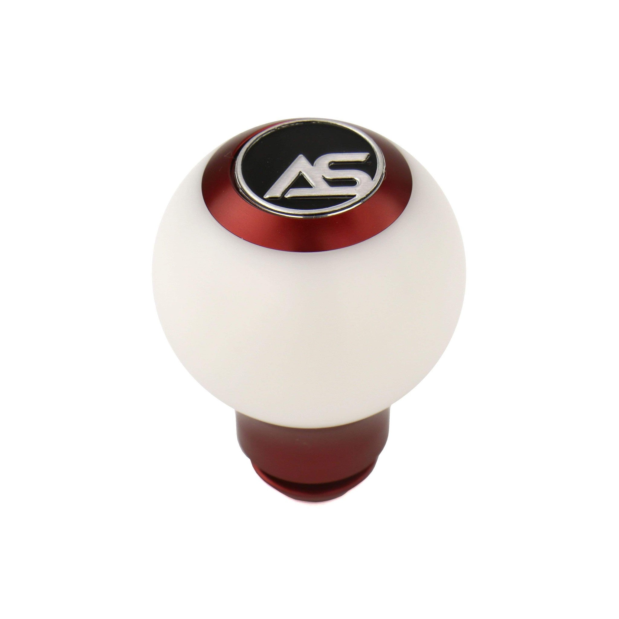 AutoStyled Subaru 5 Speed Shift Knob Red w/ White Delrin Center Subaru WRX 2002-2014
