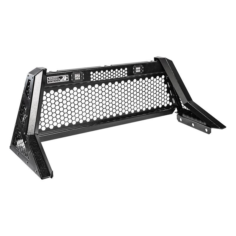 Highway Products Beast Smooth Hammertone Black Aluminum Headache Rack