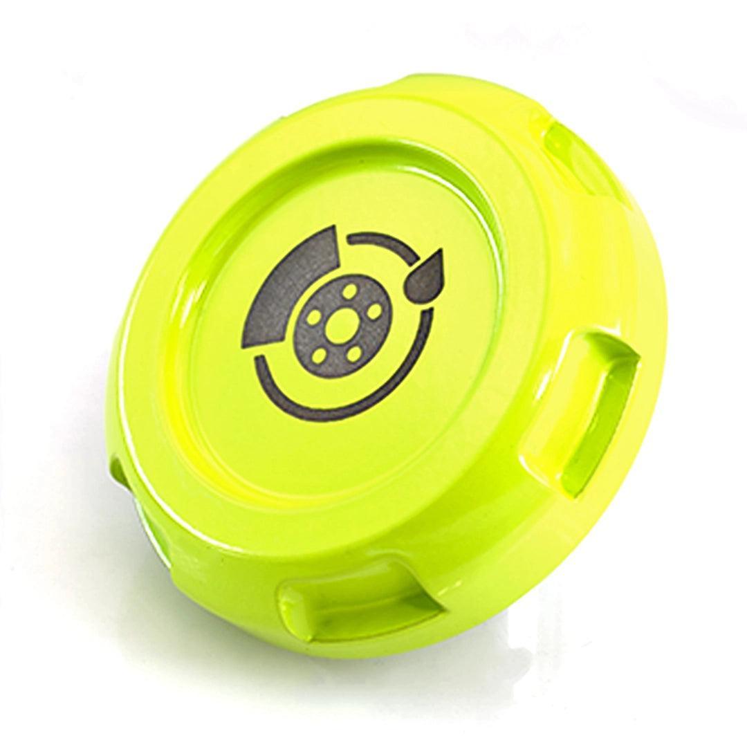 Billetworkz Brake Fluid Cap Engraved Zero Series Neon Yellow Subaru WRX 02-25 / STI 04-21 | BW-EBCZ-SUB-BRK-NYEL-E