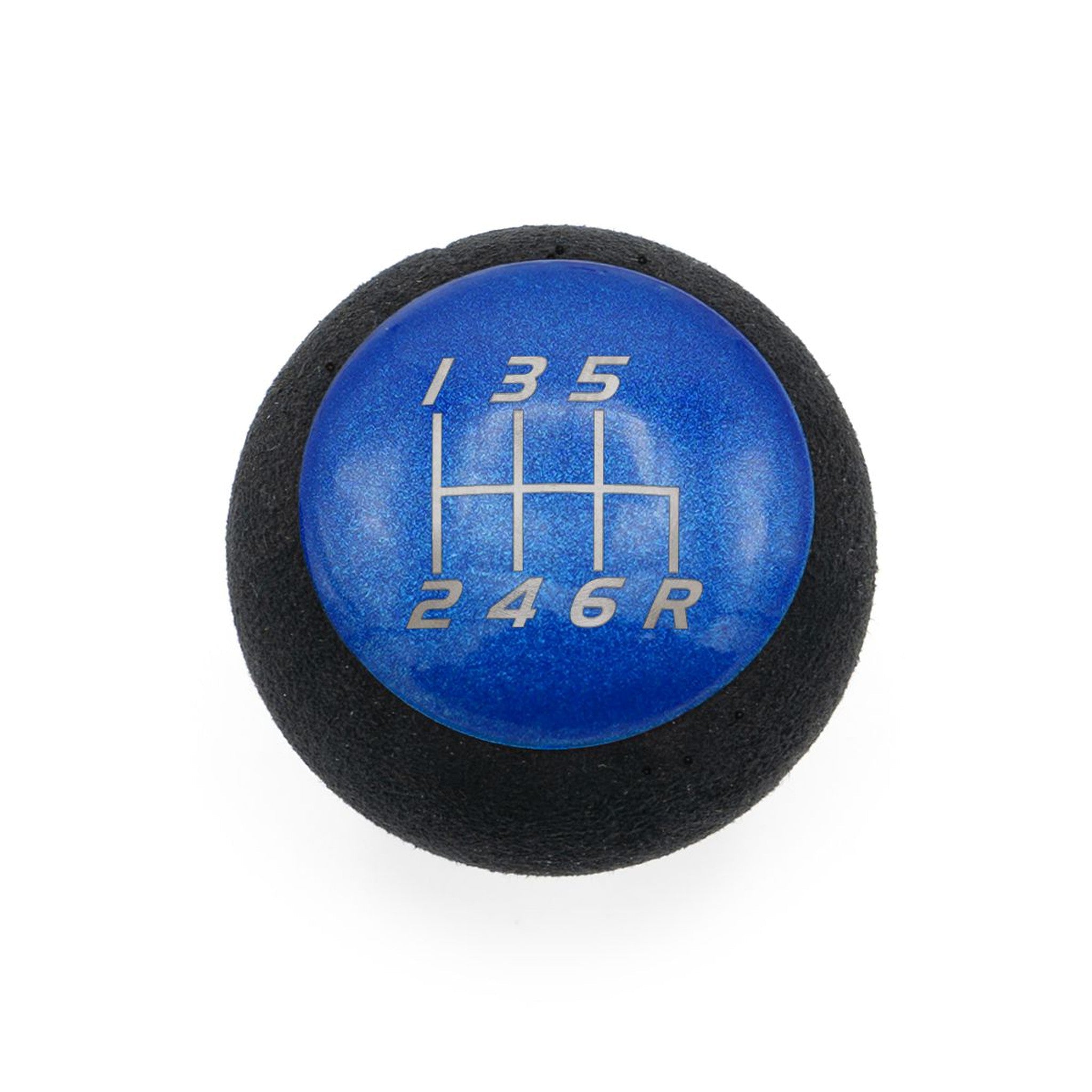 Billetworkz Fusion Weighted Shift Knob 6-Speed Alcantara Candy Blue Subaru WRX 15-25 / STI 04-21 | BW-KNB-SUB6-VEL6-CBLU-FUA