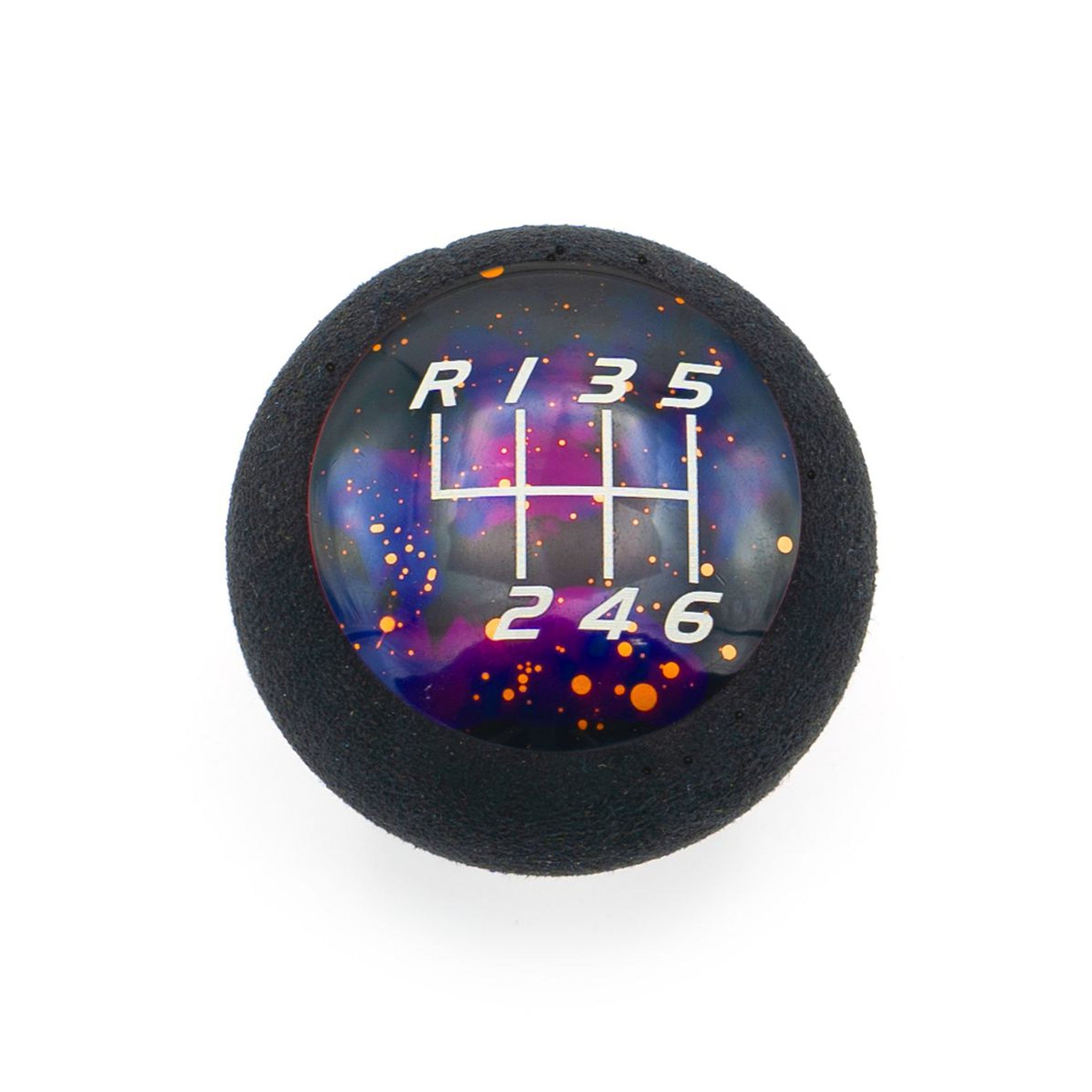 Billetworkz Fusion Weighted Shift Knob 6-Speed Alcantara Purple Cosmic Subaru BRZ 2013-2025 | BW-KNB-BRZ-VEL6-PC-FUA