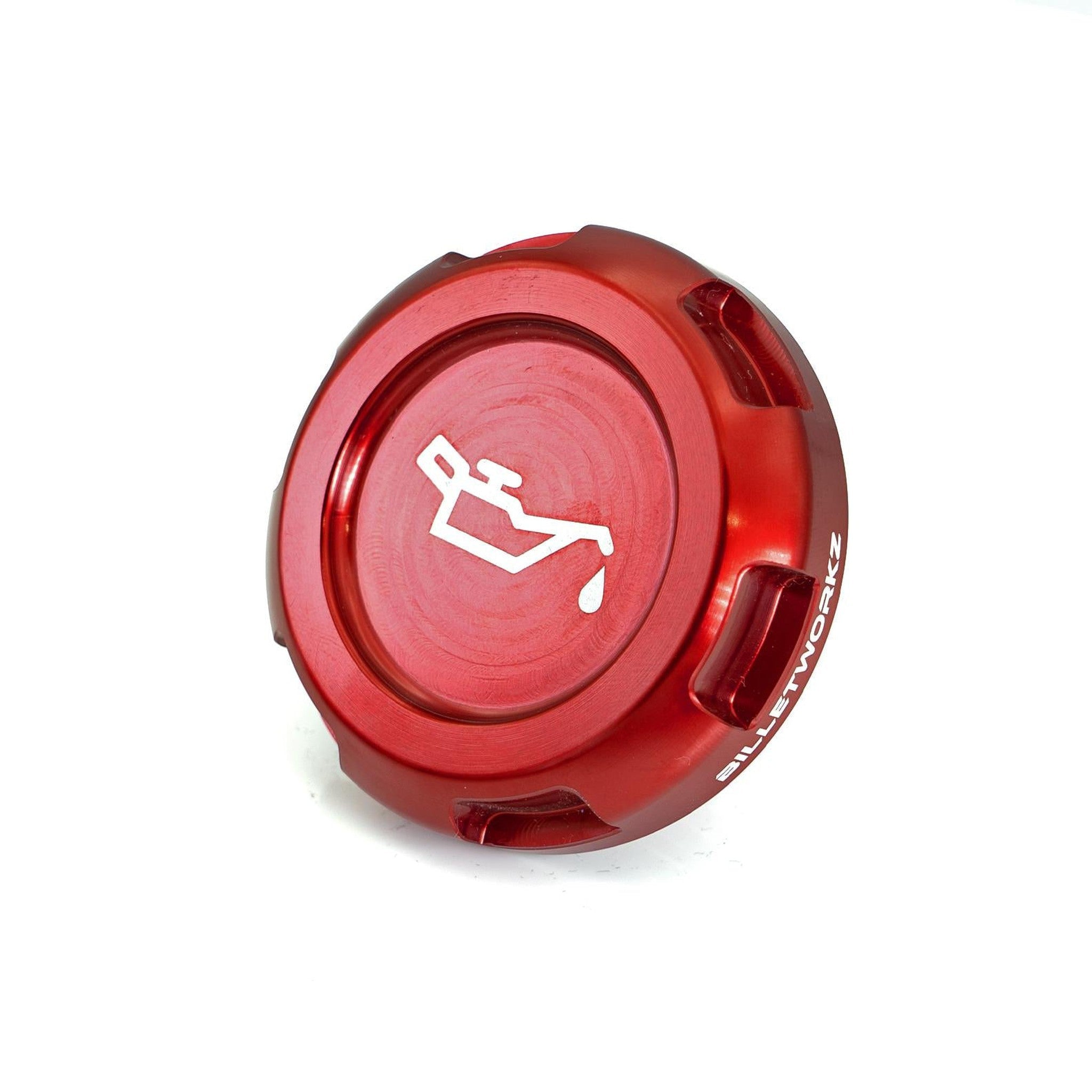Billetworkz Oil Cap Engraved Zero Series Red Subaru WRX 02-25 / STI 04-21 / BRZ 13-25 | BW-EBCZ-SUB-OIL-RED-E