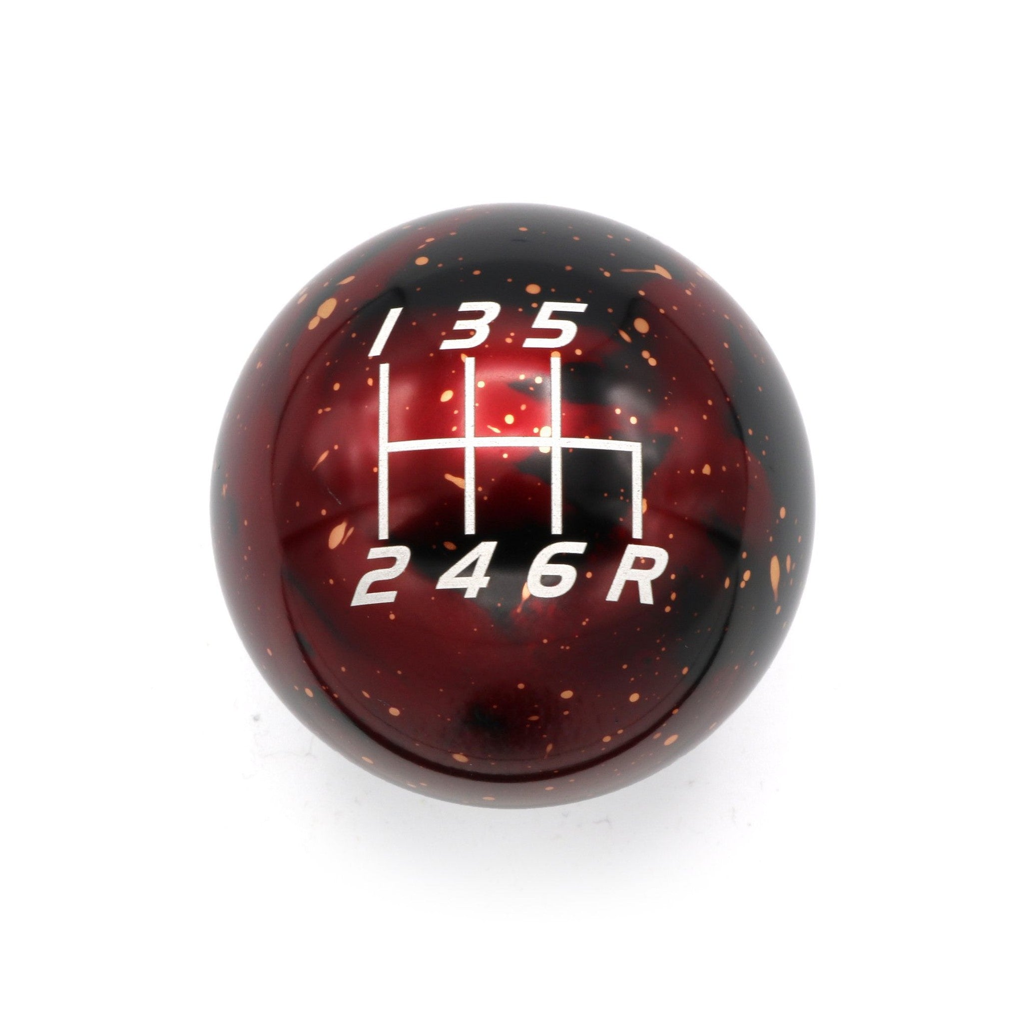 Billetworkz Shift Knob 6-Speed Lightbulb Red Cosmic Subaru WRX 2015-2025 / STI 04-21 | BW-KNB-WRX6-VEL6-RC-LB