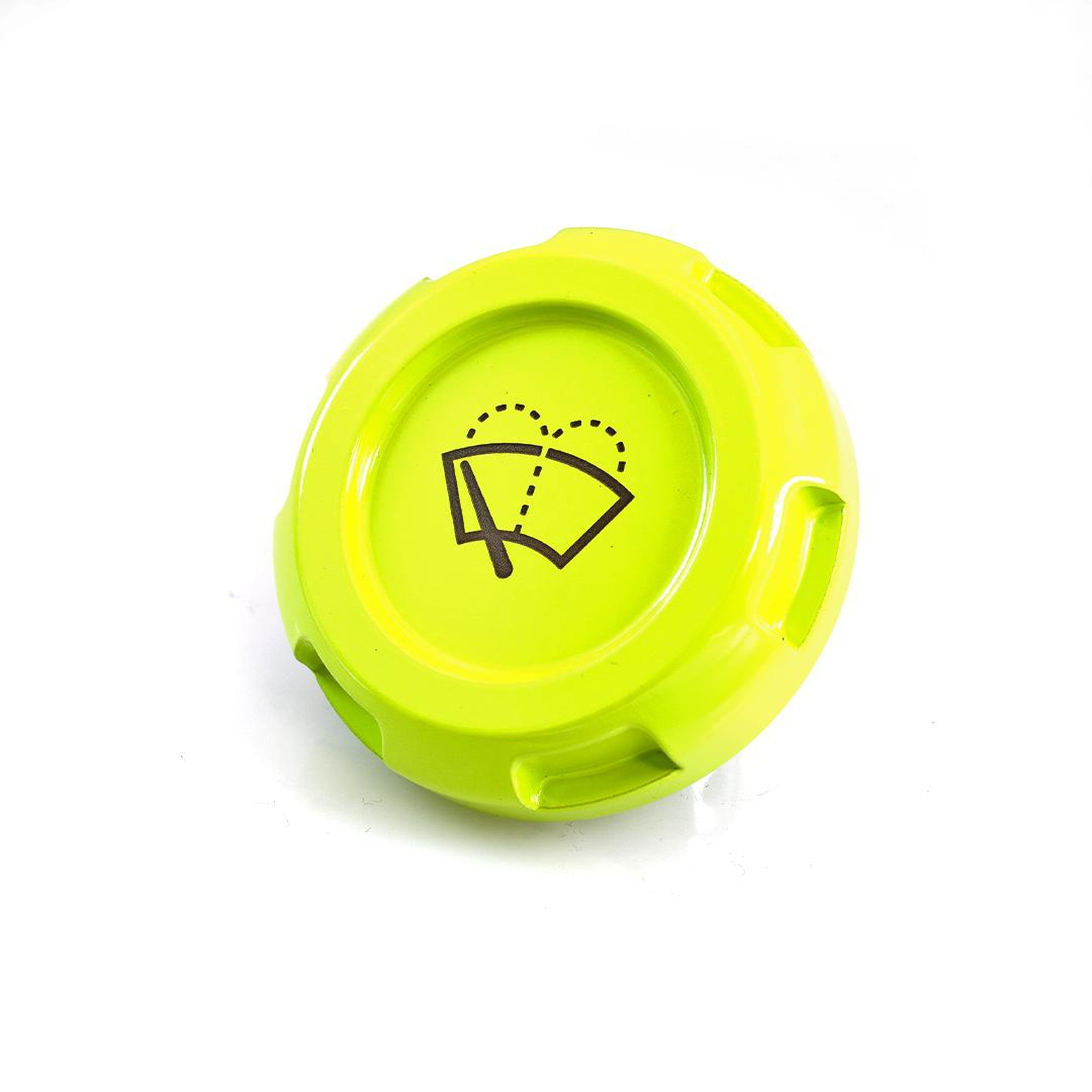 Billetworkz Wiper Fluid Cap Engraved Zero Series Neon Yellow Subaru WRX 02-25 / STI 04-21 | BW-EBCZ-SUB-WIP-NYEL-E