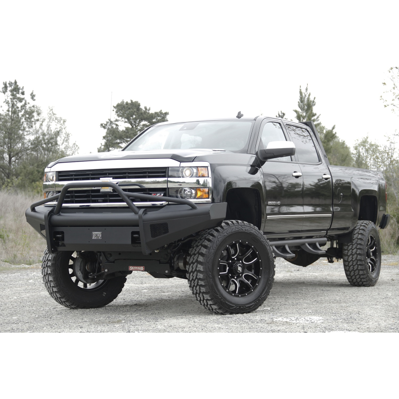 Fab Fours Elite Front Bumper w/ Pre Runner Guard Model CH08-Q2062-1