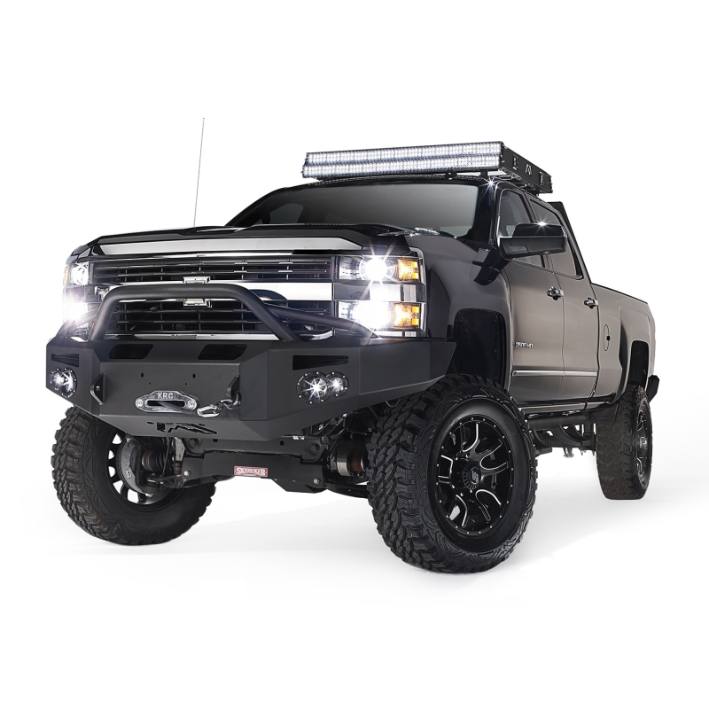 Fab Fours Premium Heavy Duty Winch Front Bumper w/ Pre Runner Guard Model CH14-A3052-1