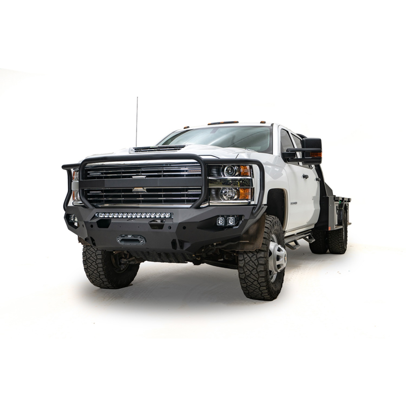 Fab Fours Matrix Front Bumper w/ Grille Guard Model CH15-X2750-1