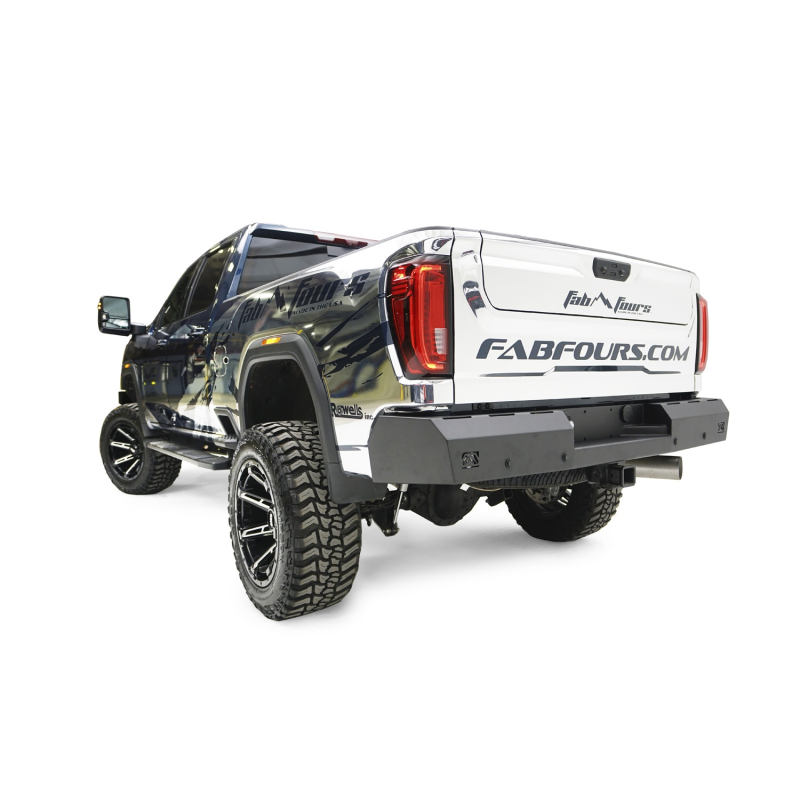 Fab Fours Red Steel Rear Bumper Model CH20-RT4950-1