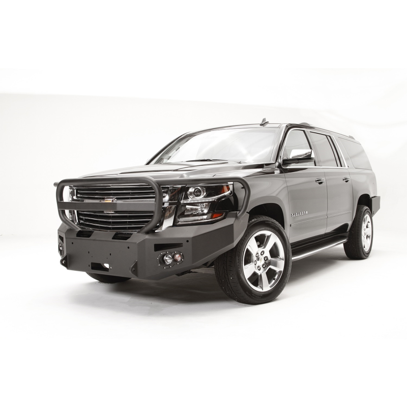 Fab Fours Premium Winch Front Bumper w/ Grille Guard Model CS15-F3550-1