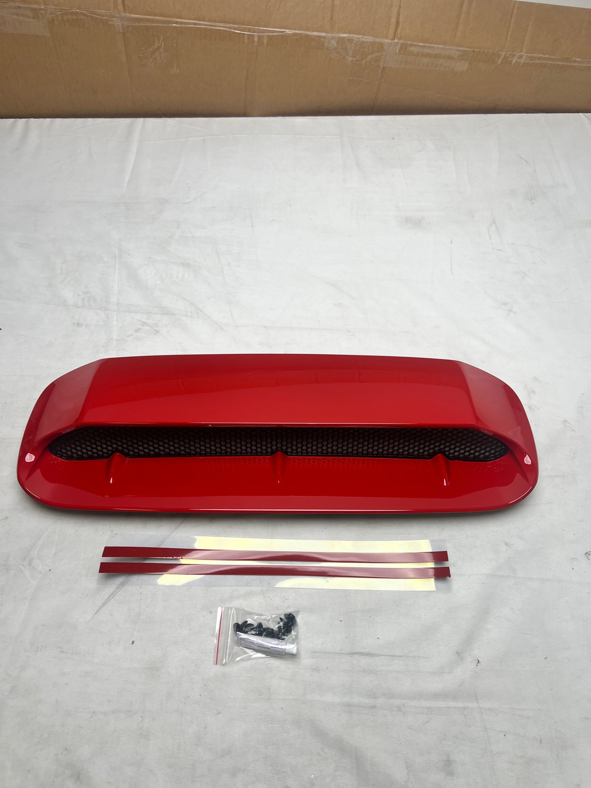 Clearance / OPEN BOX Noble RD Style Hood Scoop (M7Y - Pure Red) 2015-2021 Subaru WRX