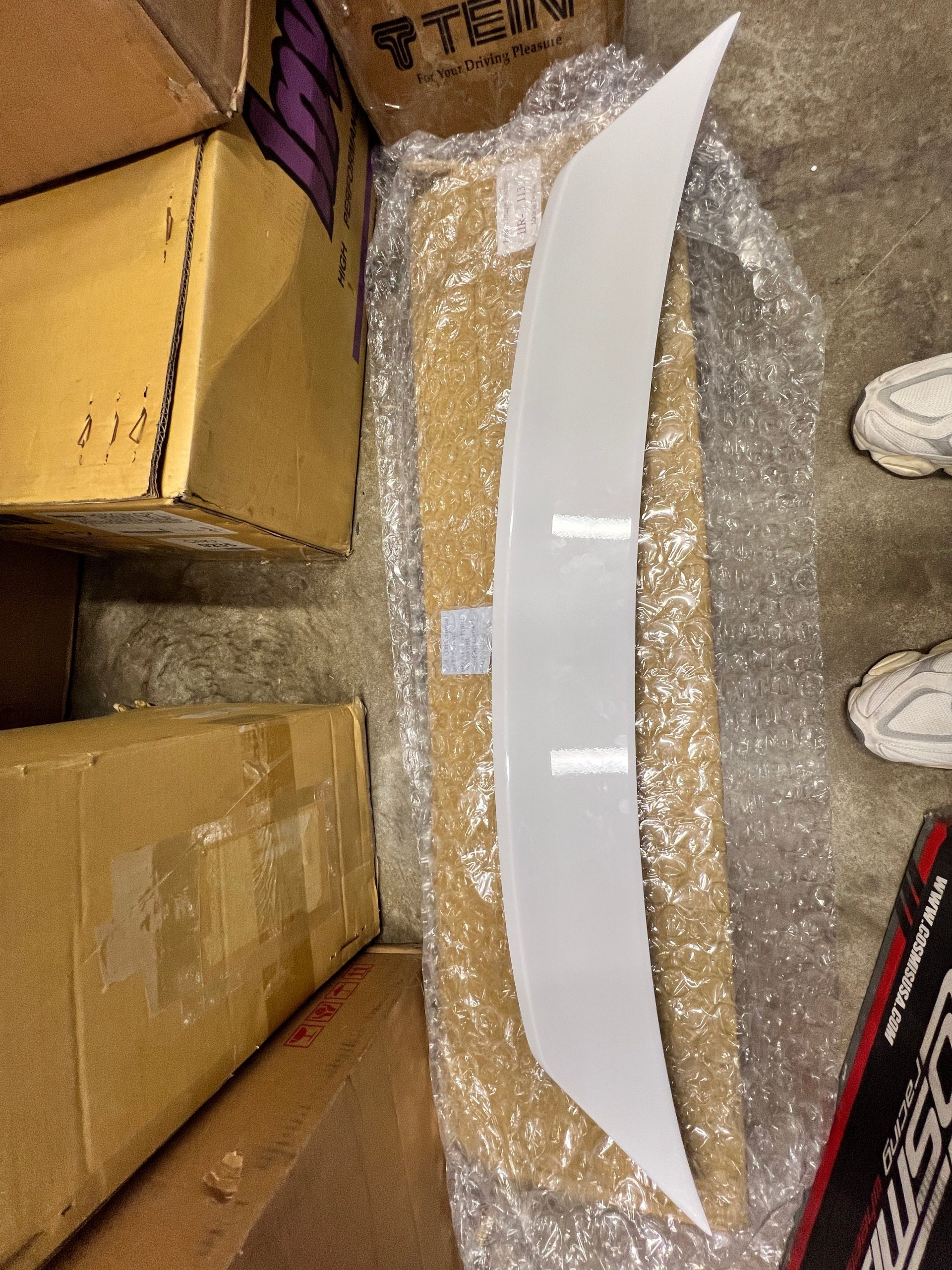 Clearance / OPEN BOX Noble RD3 Style Duckbill Spoiler (Ceramic White - M6Y) Subaru - 22+ WRX