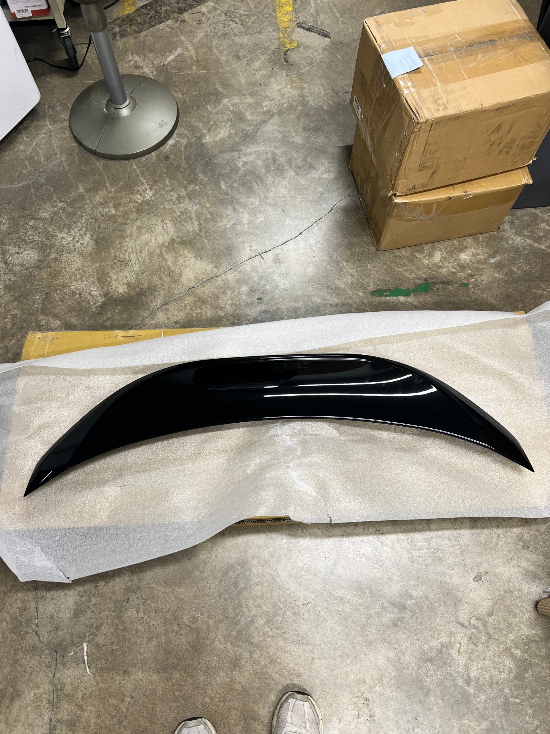 Clearance / OPEN BOX OLM Paint Matched Leg Style Spoiler Crystal Black Silica 13-16 Scion FR-S / 13-20 Subaru BRZ / 17-20 Toyota 86 | A.70133.1-D4S