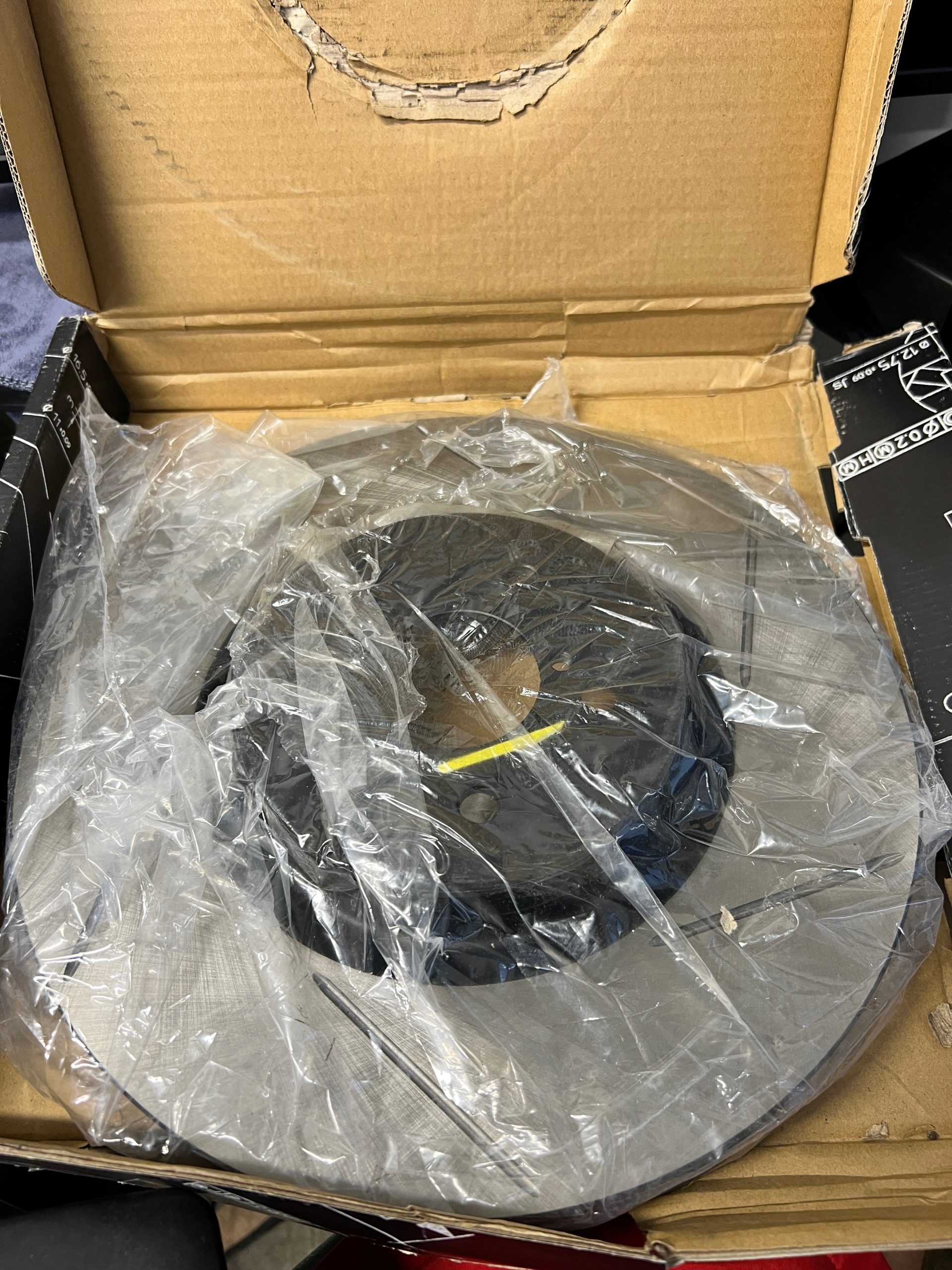 Clearance / OPEN BOX StopTech Sport Slotted Brake Rotor Front Left Subaru STI 2004 | 126.47019SL