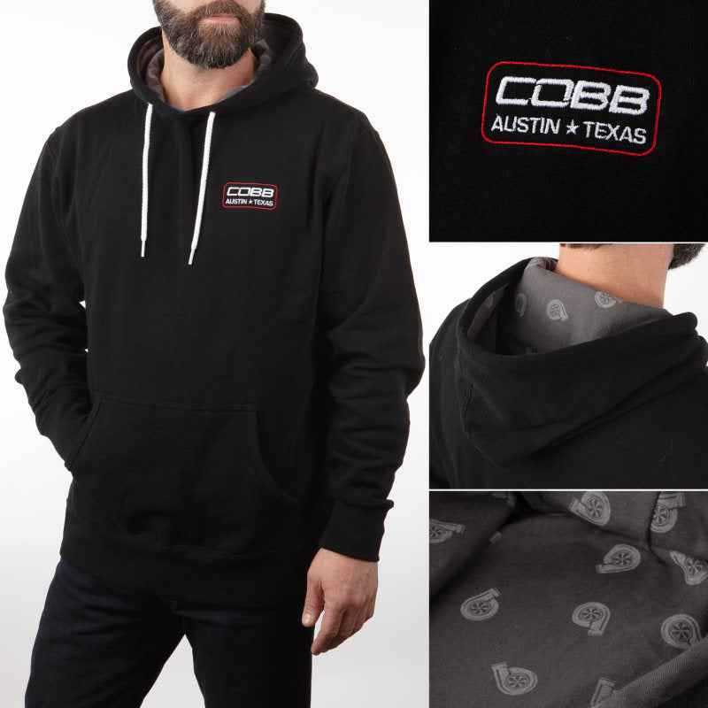 Cobb Black Pullover Hoodie - Size Small CO-LINERHOODIE-BLK-S