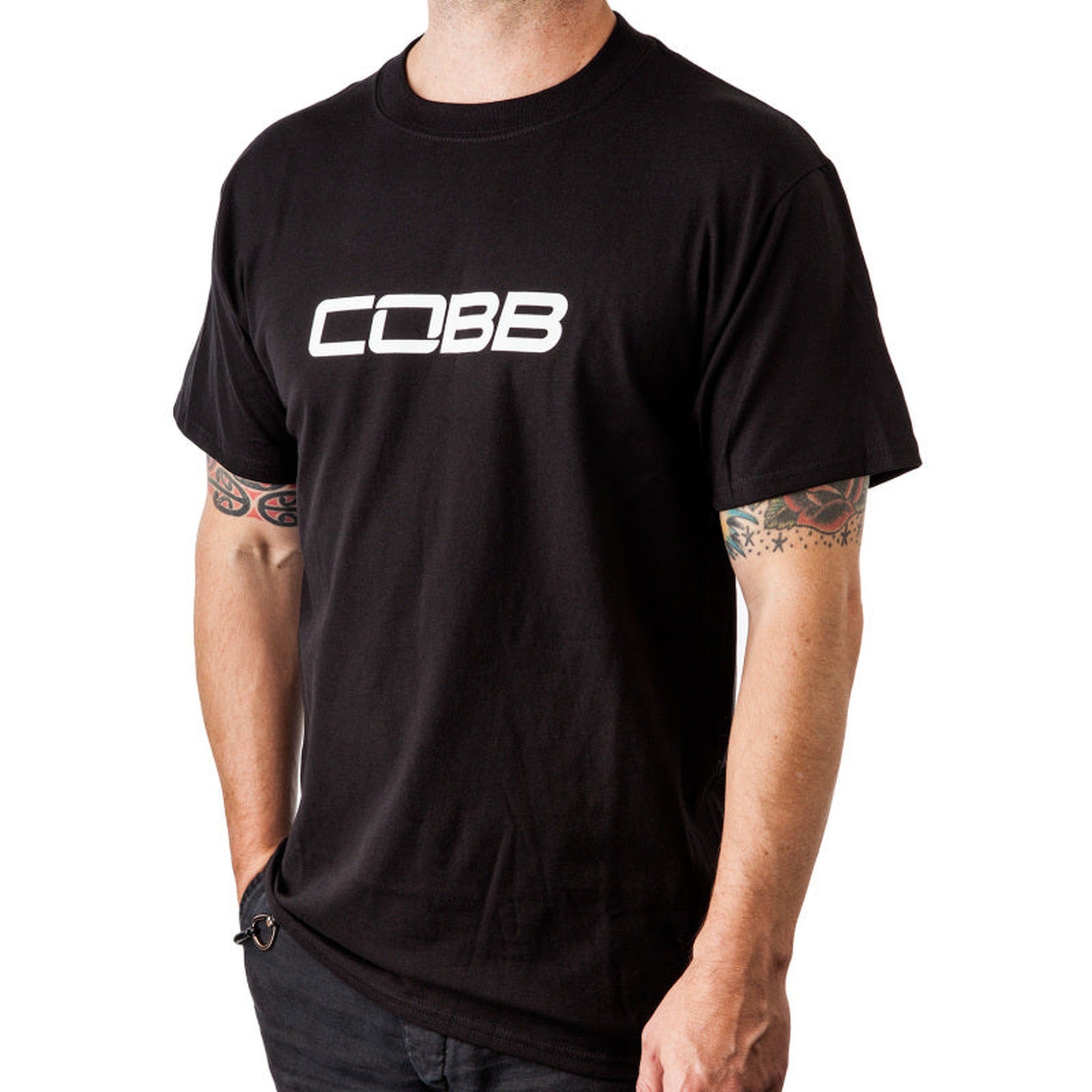 Cobb Tuning Logo Mens T-Shirt Black Large | CO-BLACKCOBB Large