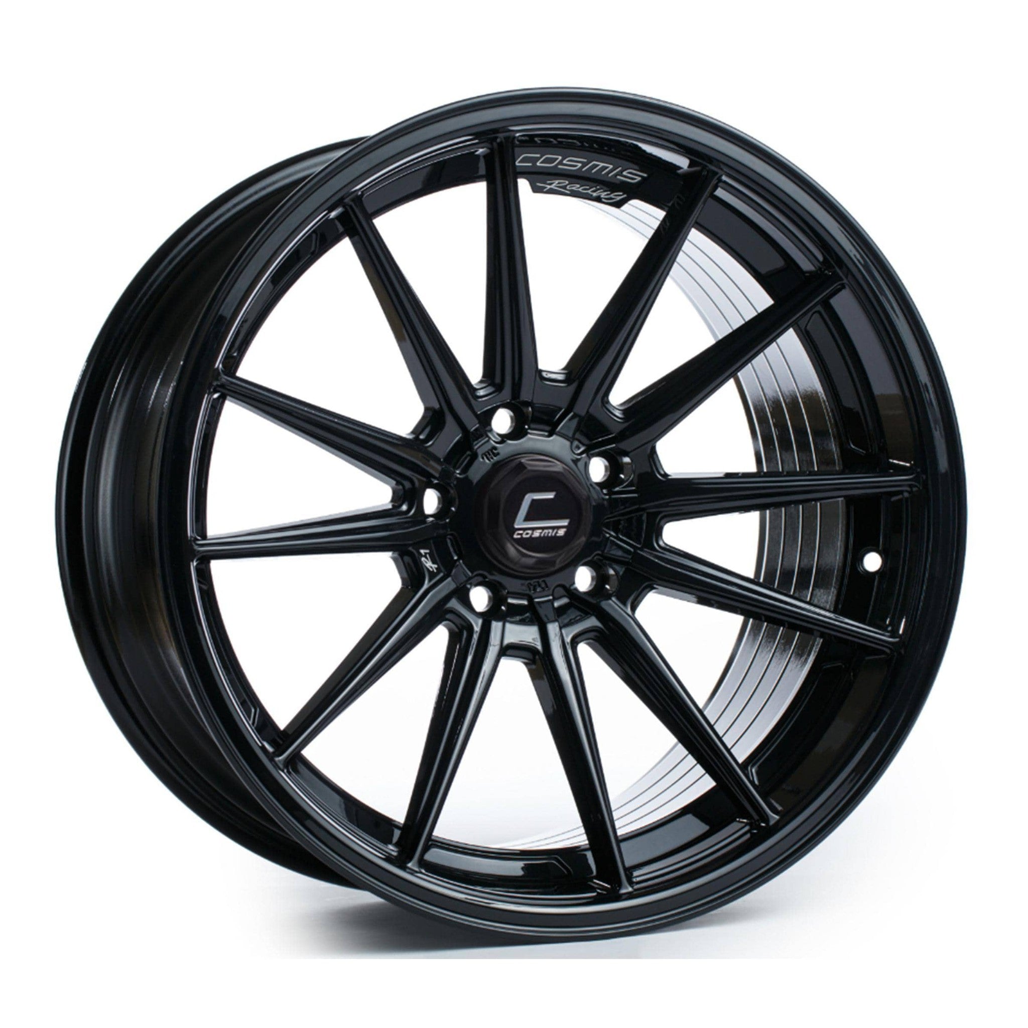 Cosmis Wheels R1 Black Wheel 18x9.5 +35 5x100