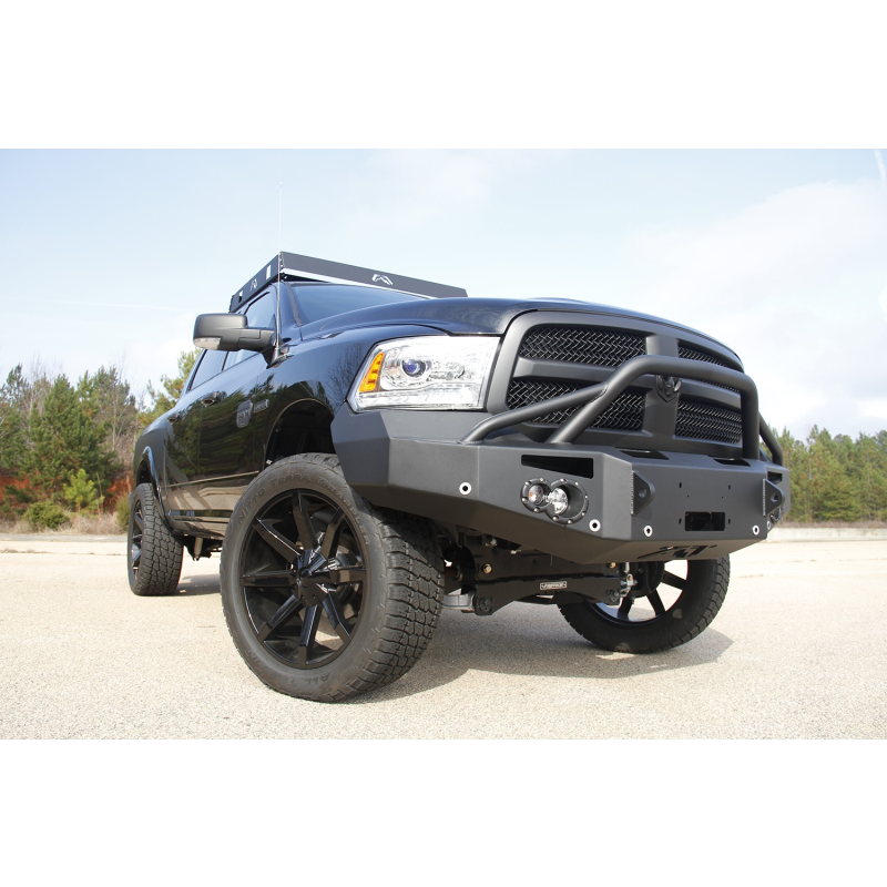 Fab Fours Premium Winch Front Bumper w/ Pre Runner Guard Model DR13-F2952-1