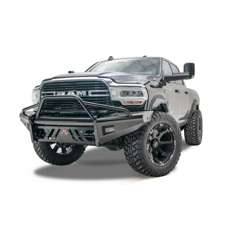 Fab Fours Black Steel Front Bumper w/ Pre Runner Guard Model DR19-S4462-1