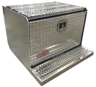 ATB Step Frame Box 27"H x 30"D x 34"W Single Drop and Bottom Open Door Model A-SF51S-273034D-T