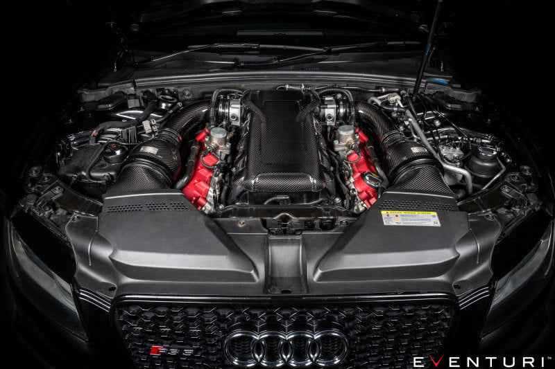 Eventuri Audi B8 RS5/RS4 - Black Carbon Engine Cover EVE-RS5-CF-ENG